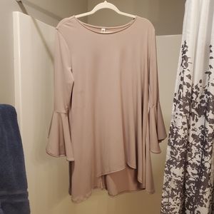 Pale tan blouse